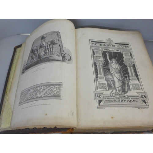 794 - One volume, The History of The Irish Nation, by M. F. Cusack