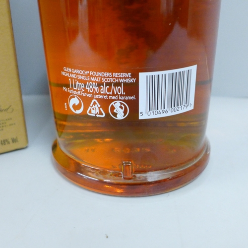 815 - One bottle, Glen Garioch Single Malt Whisky, 1 litre, boxed