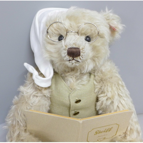 829 - A Steiff grandfather teddy bear, limited edition, boxed