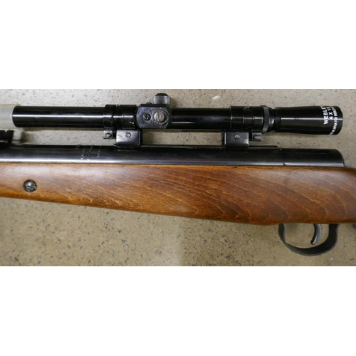 836 - A Webley and Scott Falcon .22 target shooting air rifle