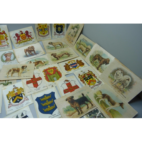 848 - Cigarette cards, silk odds, Sinclair O'Leary, Anstie Middlesex; Will Best Dog (23); Phillips, Town A... 