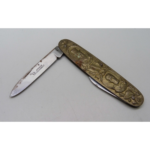 890 - A South Africa Kruger Drewet commemorative penknife