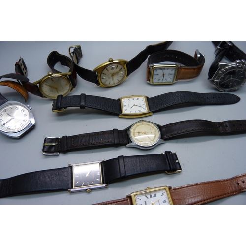 931 - Wristwatches including Citizen, Montine, Rotary