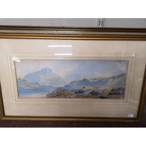 297 - Three British school watercolours, framed