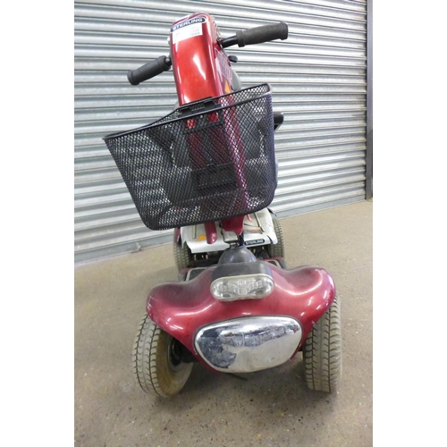 2137 - A Sterling Sapphire 4-wheeled mobility scooter with key