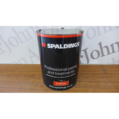 2168 - Two Tins of 5L Spaldings professional paint - Floorguard light grey (1 full and 1 part full) and a 5... 