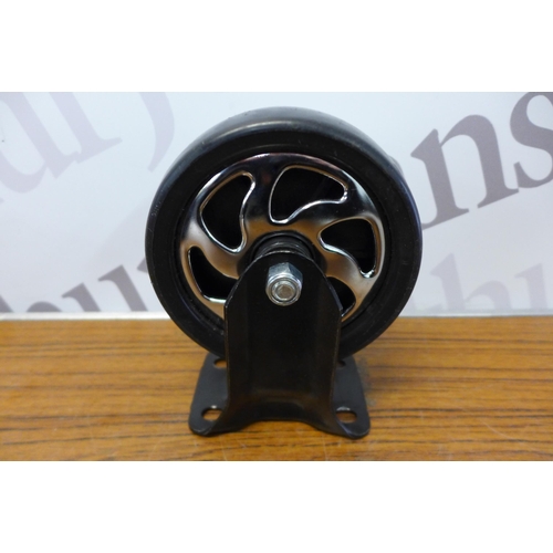 2260 - A set of 4 castor wheels - 2 brakes and 2 straights