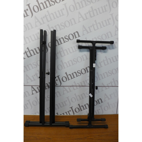 2271 - 2 x foldable keyboard stands (used)