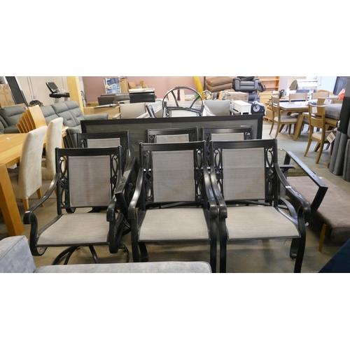 1501 - Agio Turner 7 piece Sling Dining Set, Original RRP £1249.99 + vat (4206-1) *This lot is subject to v... 