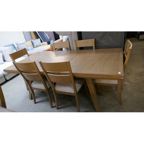 1505 - Elmwood 7 piece Dining Set,Table/6 Chairs, Original RRP £791.66 + vat (4205-14) *This lot is subject... 