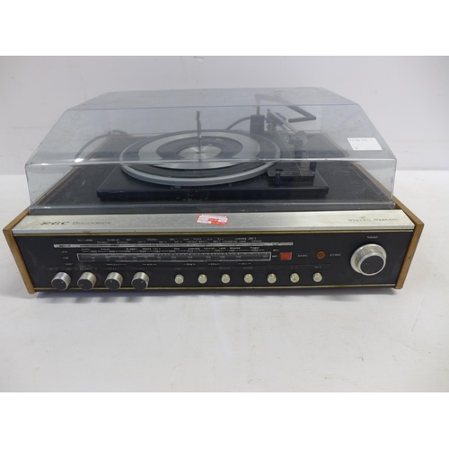 2111 - A quantity of stereo equipment including a G & C model 2810 Soundeck stereo system, a G & C model 28... 