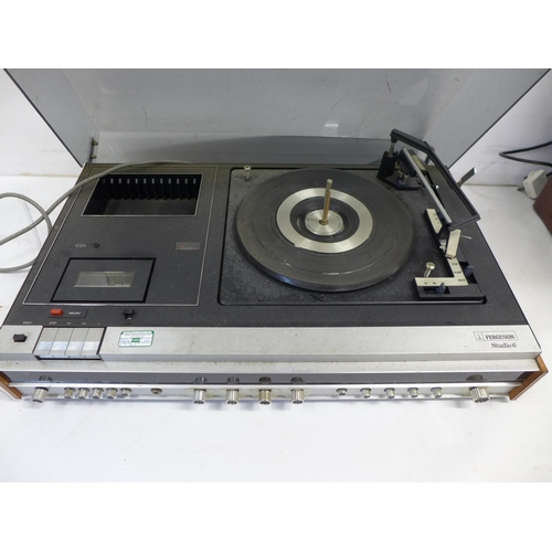 2112 - A quantity of stereo equipment including an Ultra model 6462 turntable record player, a D134 3-speed... 