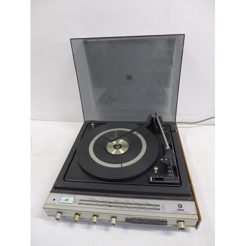 2112 - A quantity of stereo equipment including an Ultra model 6462 turntable record player, a D134 3-speed... 