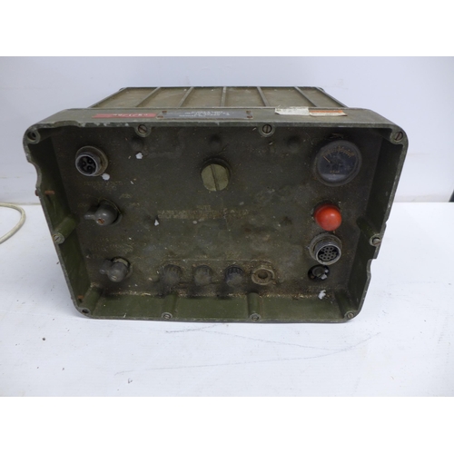 2120 - An Airmec type 210 modulation meter and a Larkspur R216/R210 British military radio supply unit