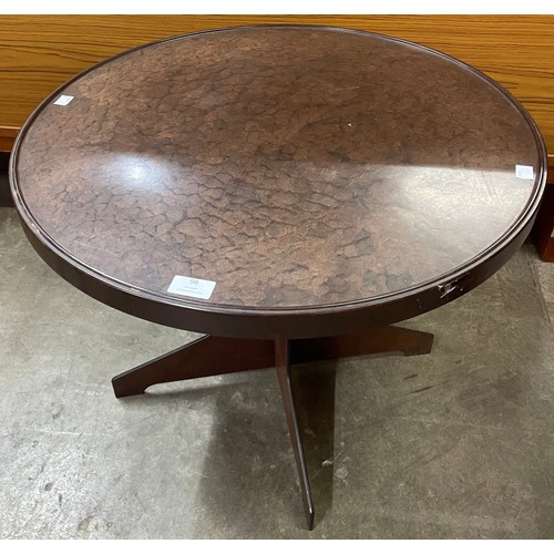 98 - An Art Deco Bakelite circular occasional table