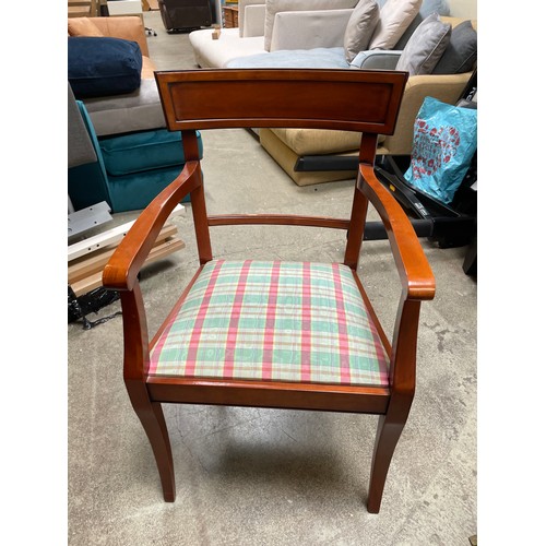 1497 - A Grange cherrywood extending dining table & eight chairs