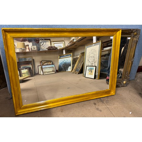 349 - Two gilt framed mirrors