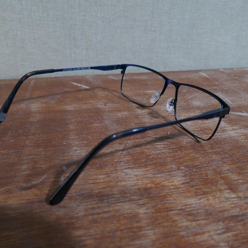 3089 - Cat Cto Blue Metal Glasses - No lenses (3015 006 60X17)  and Hugo Boss Crystal Plastic Glasses (1372... 