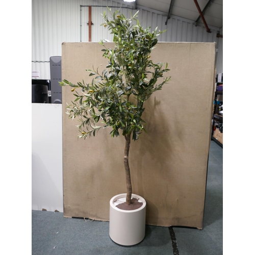 3334 - Beaumont Designs 6Ft Faux Olive Tree, Original RRP £109.99 + vat      (325-95) This lot is subject t... 