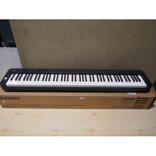 3344 - Casio 88-Key Digital Piano With Stand - Model S160Bkst, Original RRP £399.99 + vat        (325-169) ... 