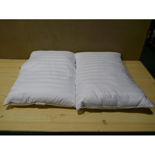 3347 - 2 x Hotel Grand Down Roll Jumbo Pillows     (325-139,140,275) This lot is subject to vat