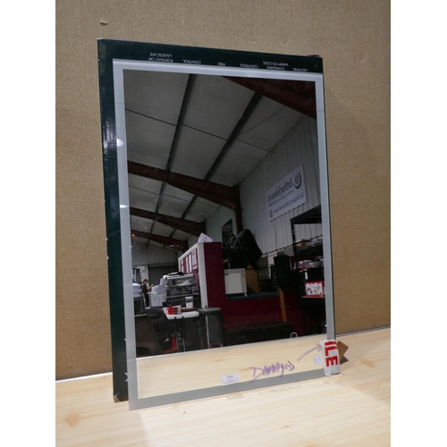 3348 - Tavistock Libretto De-Mist Bathroom Mirror - Damaged/ Broken Corner, Original RRP £129.99 + vat     ... 