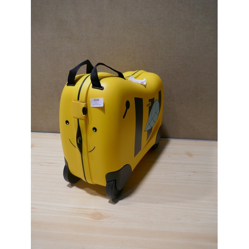 3349 - American Tourister Ride On Kids Suitcase  (325-262) This lot is subject to vat