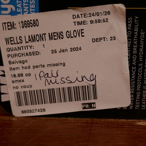 3065 - Qty of miscellaneous Batterys and a pack of Wells Lamont Gloves (324-14,59,60) *This lot is subject ... 