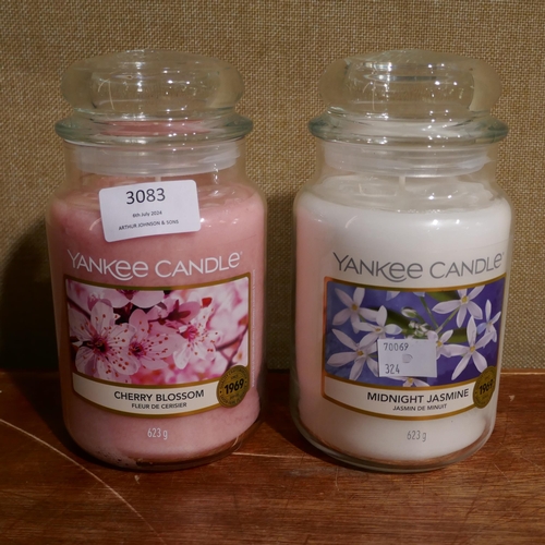 3083 - 2x Mixed Yankee Candles  (324-113) *This lot is subject to vat