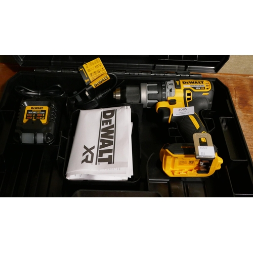 3085 - Dewalt 18V Combi Drill with charger - No battery (Dcd795S2) , Original RRP £99.99 + vat (324-112) *T... 