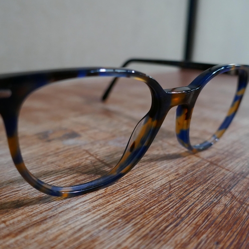 3090 - Rayban Tortuoise Blue Plastic Glasses - No Lenses (5397 8174 48X19)    (324-122) *This lot is subjec... 