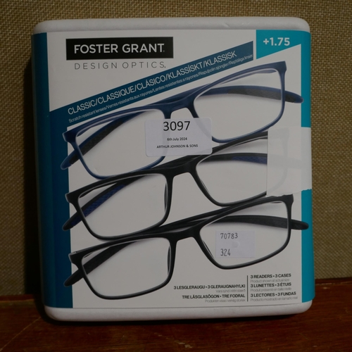 3097 - Fgx Mens Classic Glasses and a Sensse Led Mirror (Damaged) (324-374,385) *This lot is subject to vat