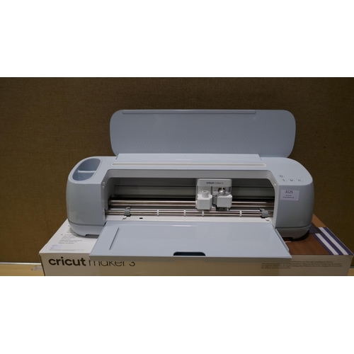 3125 - Cricut Maker 3, Original RRP £319.99 + vat   (325-133) This lot is subject to vat