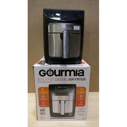 3156 - Gourmia Air Fryer 7Qt (324-8) *This lot is subject to vat