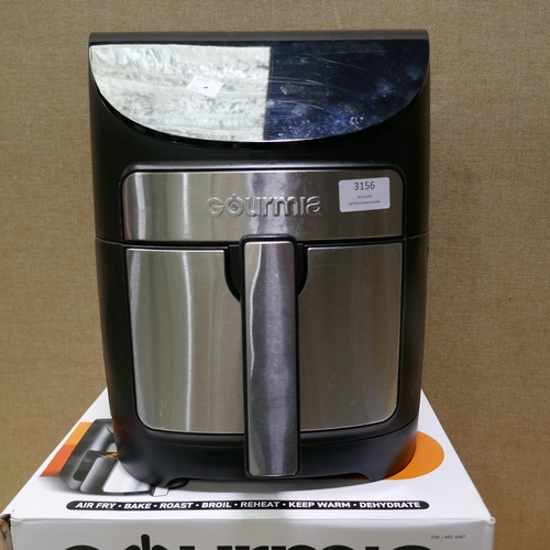 3156 - Gourmia Air Fryer 7Qt (324-8) *This lot is subject to vat