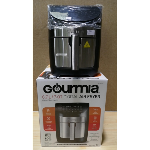 3157 - Gourmia Air Fryer 7Qt (324-7) *This lot is subject to vat