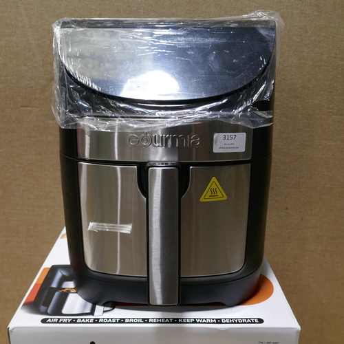 3157 - Gourmia Air Fryer 7Qt (324-7) *This lot is subject to vat