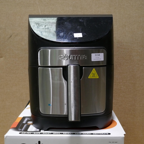 3158 - Gourmia Air Fryer 7Qt (324-6) *This lot is subject to vat