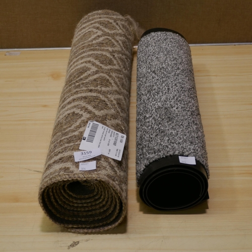 3159 - Washable Indoor Mat - 50 X 80 Cm, Multy Floor Runner    (324-21,67) *This lot is subject to vat