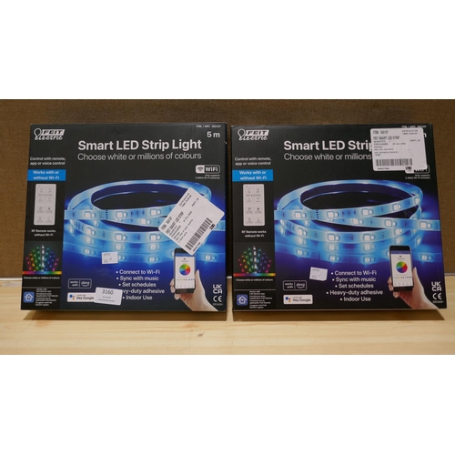 3160 - 2 x Feit Smart Led Strip Lights (324-24,25) *This lot is subject to vat