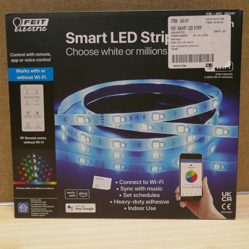 3160 - 2 x Feit Smart Led Strip Lights (324-24,25) *This lot is subject to vat