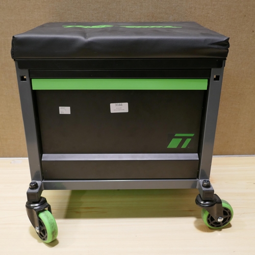 3166 - Trekterra Toolbox Shop Stool  (324-70) *This lot is subject to vat