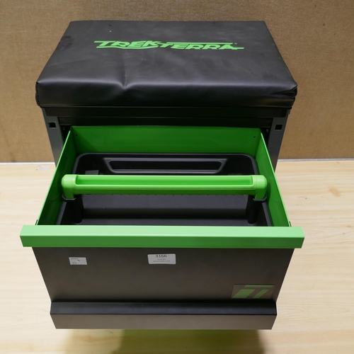 3166 - Trekterra Toolbox Shop Stool  (324-70) *This lot is subject to vat