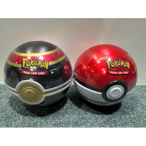 3072 - Pokemon Mini Tins, & Pokeballs  (324-64,65) *This lot is subject to vat