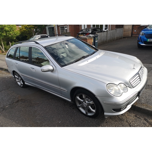 2285A - Mercedes C200 K Sport Edition automatic estate car, 1.8 petrol, MOT 2/3/25, 179475 miles, full leath... 