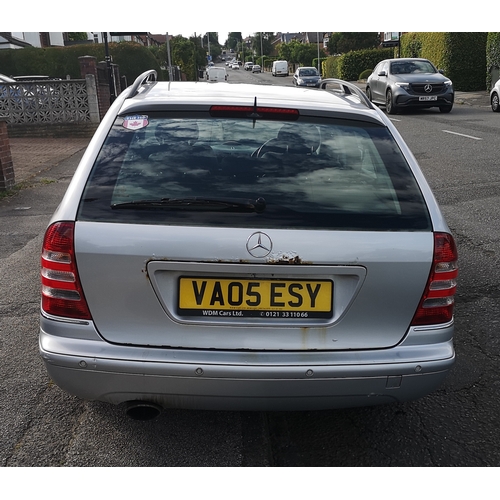 2285A - Mercedes C200 K Sport Edition automatic estate car, 1.8 petrol, MOT 2/3/25, 179475 miles, full leath... 