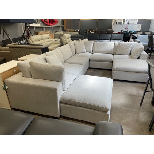 1466 - Lowell 8 piece Modular Sofa  Sectional , Original RRP £1916.66 + vat (4206-7) *This lot is subject t... 