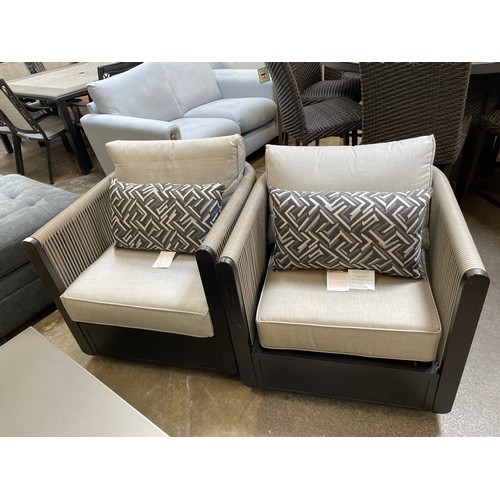 1305 - Vega 4 piece Deep Seating Set, Original RRP £1499.99 + vat - slight marks, one seat cushion slightly... 