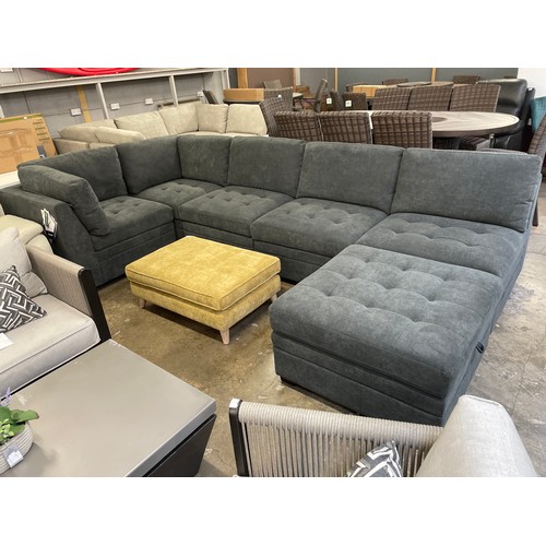 1304 - Tisdale 6 piece Sofa Dark Grey, Original RRP £1249.99 + vat (4206-24) *This lot is subject to vat