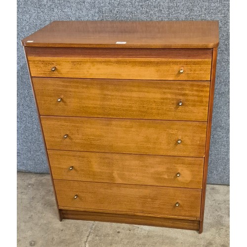 31 - An Austin Suite teak chest of drawers